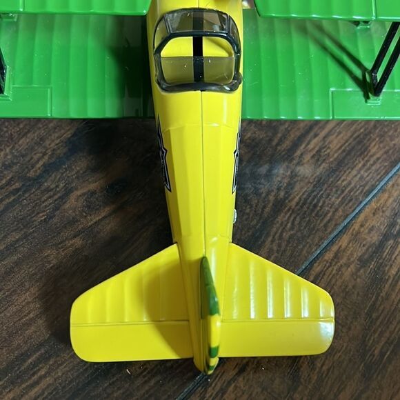 1993 EAA John Deere Airplane Bank Spec Cast Stock Number 37516 excellent Conditi - Picture 12 of 16